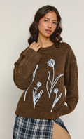 Brown & Blue Cornelli Tulip Jumper