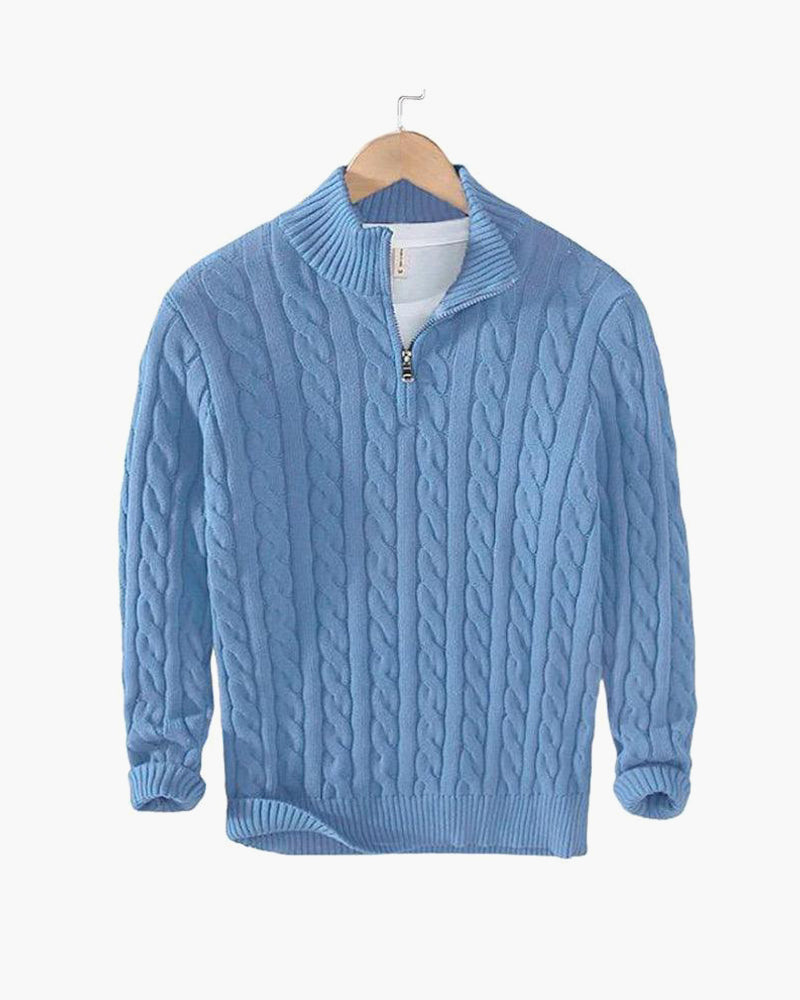 The Cable Half-Zip Sweater