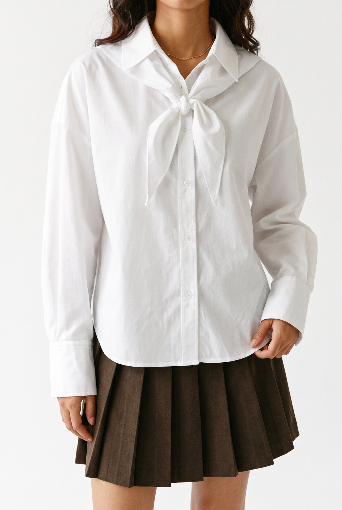 The Tie Neck Shirt