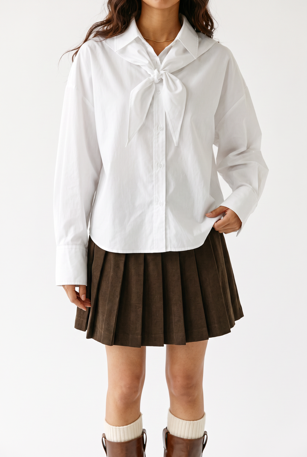 The Tie Neck Shirt